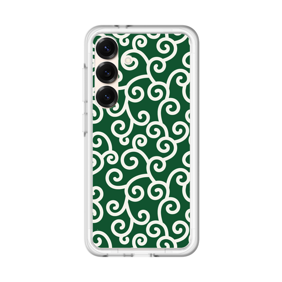 スリムプロテクションプレミアムケース［ 唐草模様 - Green ］