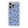 スリムプロテクションプレミアムケース［ 唐草模様 - Blue ］