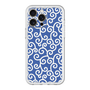 スリムプロテクションプレミアムケース［ 唐草模様 - Blue ］