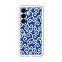 スリムプロテクションプレミアムケース［ 唐草模様 - Blue ］