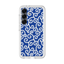 スリムプロテクションプレミアムケース［ 唐草模様 - Blue ］