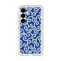 スリムプロテクションプレミアムケース［ 唐草模様 - Blue ］