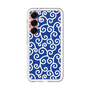 スリムプロテクションプレミアムケース［ 唐草模様 - Blue ］