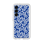 スリムプロテクションプレミアムケース［ 唐草模様 - Blue ］