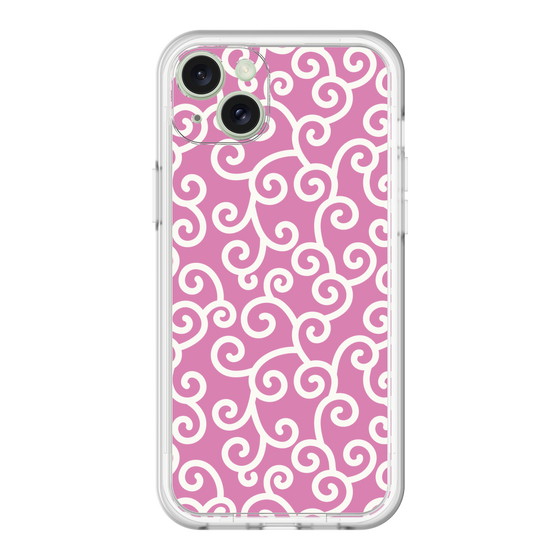 スリムプロテクションプレミアムケース［ 唐草模様 - Pink ］