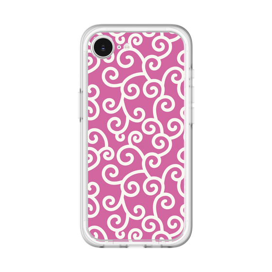スリムプロテクションプレミアムケース［ 唐草模様 - Pink ］