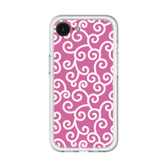 スリムプロテクションプレミアムケース［ 唐草模様 - Pink ］