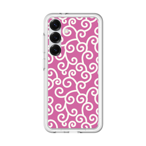 スリムプロテクションプレミアムケース［ 唐草模様 - Pink ］