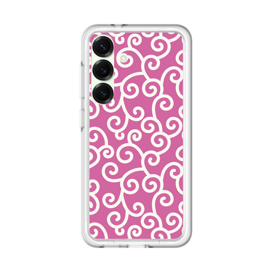 スリムプロテクションプレミアムケース［ 唐草模様 - Pink ］