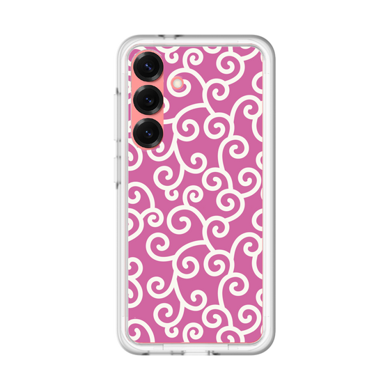 スリムプロテクションプレミアムケース［ 唐草模様 - Pink ］