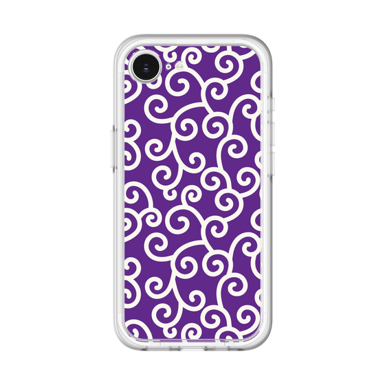 スリムプロテクションプレミアムケース［ 唐草模様 - Purple ］