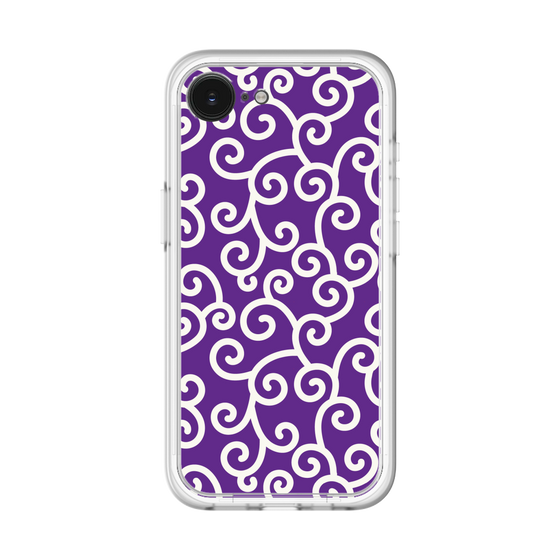 スリムプロテクションプレミアムケース［ 唐草模様 - Purple ］
