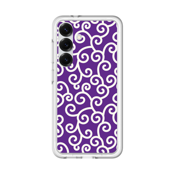 スリムプロテクションプレミアムケース［ 唐草模様 - Purple ］