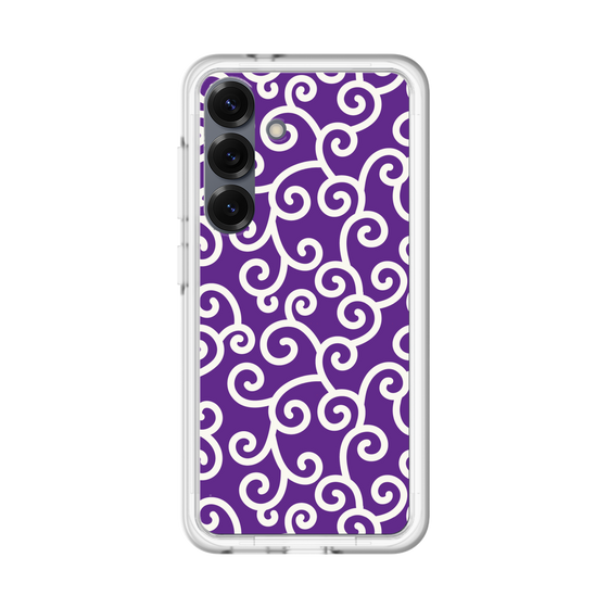 スリムプロテクションプレミアムケース［ 唐草模様 - Purple ］