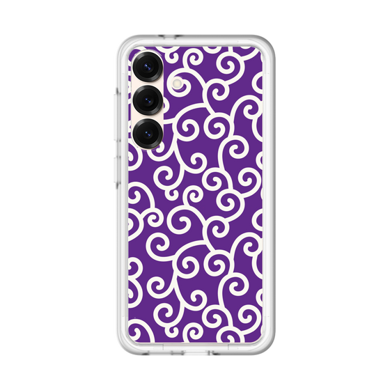 スリムプロテクションプレミアムケース［ 唐草模様 - Purple ］