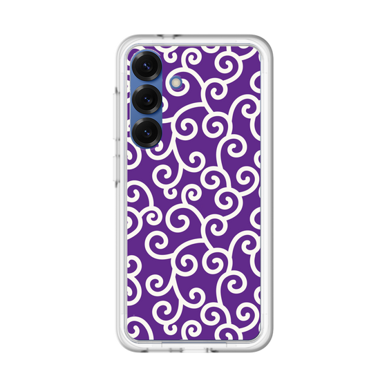 スリムプロテクションプレミアムケース［ 唐草模様 - Purple ］
