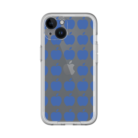 スリムプロテクションプレミアムケース［ Apple - Blue ］