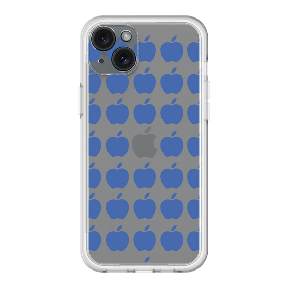 スリムプロテクションプレミアムケース［ Apple - Blue ］