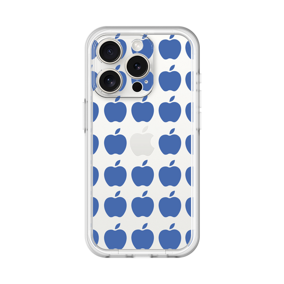 スリムプロテクションプレミアムケース［ Apple - Blue ］