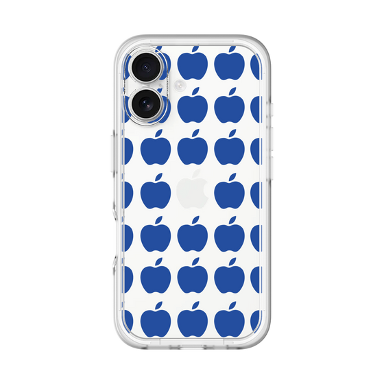 スリムプロテクションプレミアムケース［ Apple - Blue ］