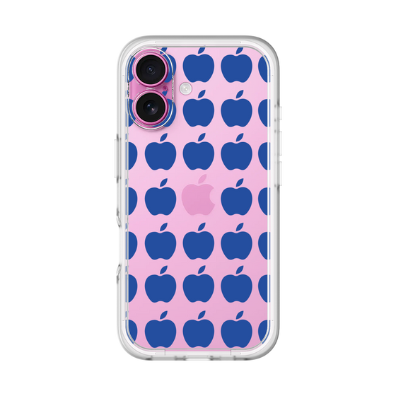 スリムプロテクションプレミアムケース［ Apple - Blue ］