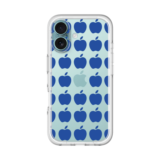 スリムプロテクションプレミアムケース［ Apple - Blue ］