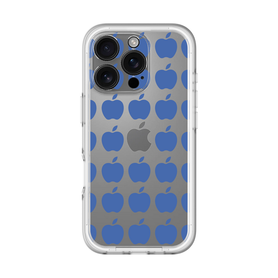 スリムプロテクションプレミアムケース［ Apple - Blue ］