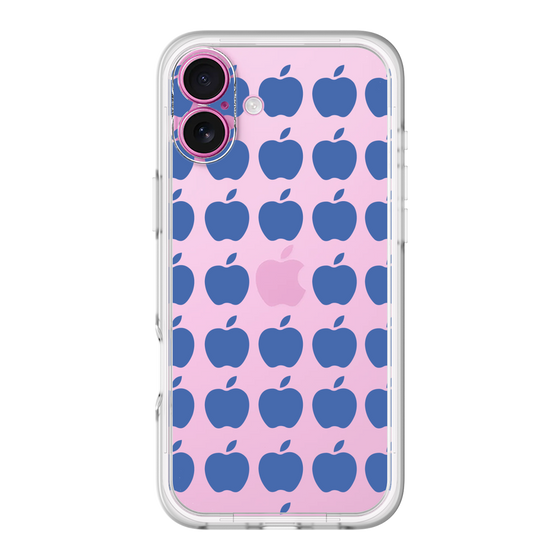 スリムプロテクションプレミアムケース［ Apple - Blue ］