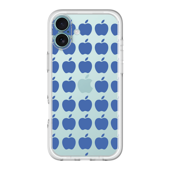 スリムプロテクションプレミアムケース［ Apple - Blue ］