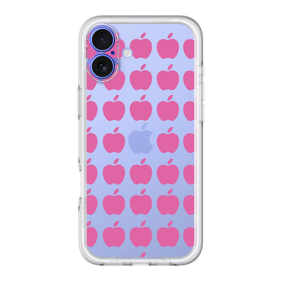 スリムプロテクションプレミアムケース［ Apple - Pink ］