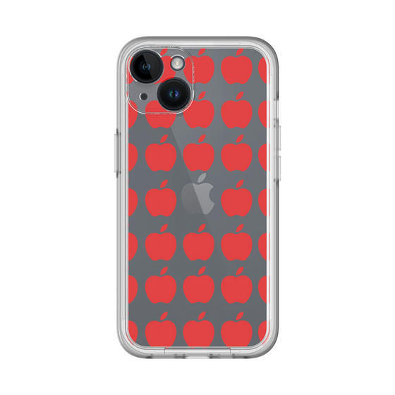 スリムプロテクションプレミアムケース［ Apple - Red ］