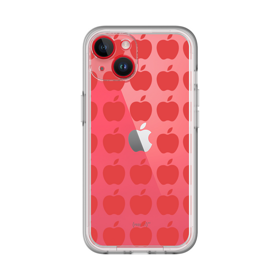 スリムプロテクションプレミアムケース［ Apple - Red ］