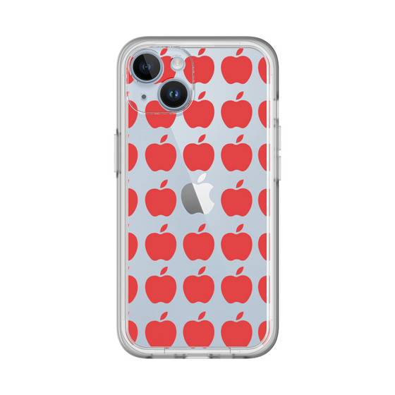 スリムプロテクションプレミアムケース［ Apple - Red ］