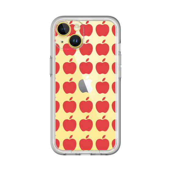 スリムプロテクションプレミアムケース［ Apple - Red ］