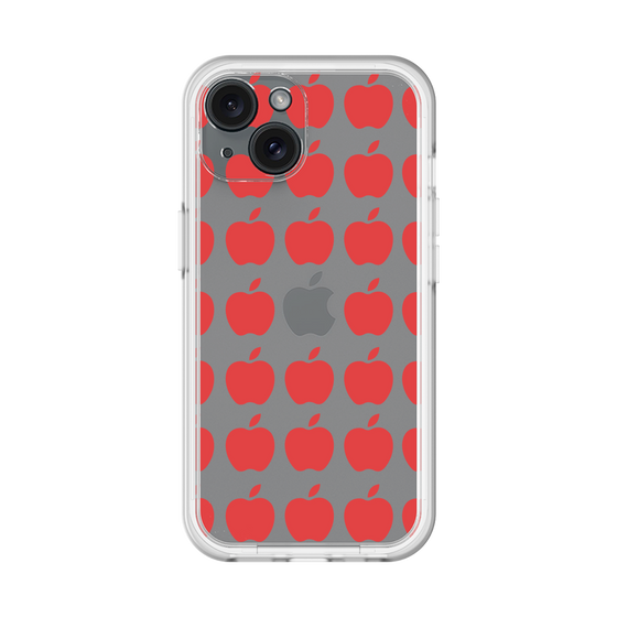 スリムプロテクションプレミアムケース［ Apple - Red ］