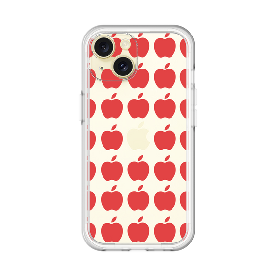 スリムプロテクションプレミアムケース［ Apple - Red ］