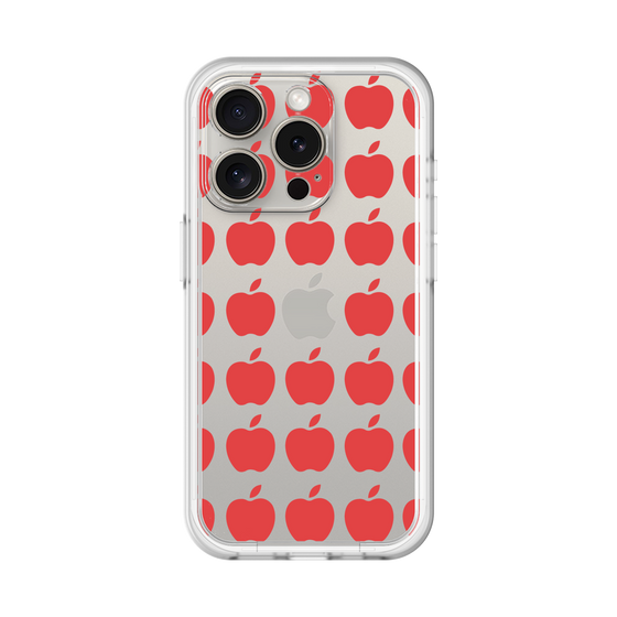 スリムプロテクションプレミアムケース［ Apple - Red ］