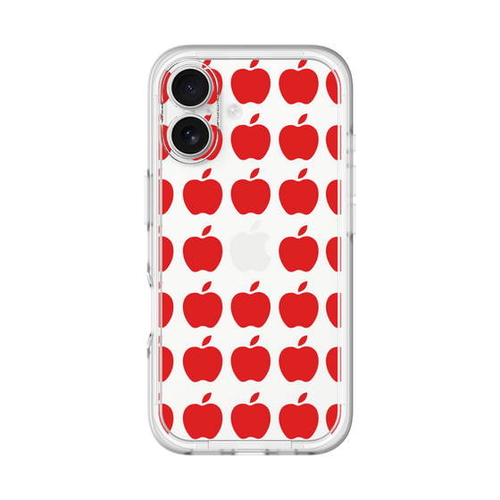 スリムプロテクションプレミアムケース［ Apple - Red ］