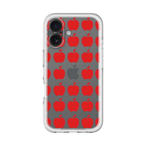 スリムプロテクションプレミアムケース［ Apple - Red ］