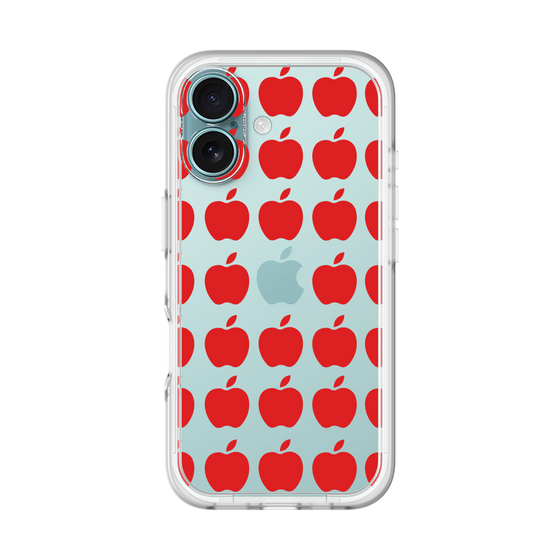 スリムプロテクションプレミアムケース［ Apple - Red ］