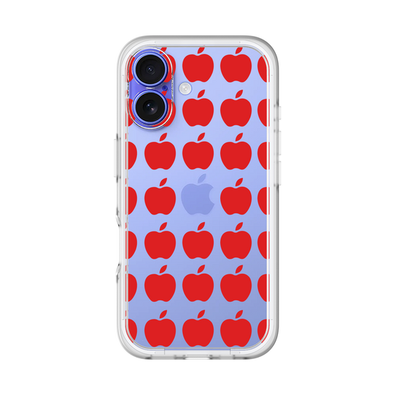 スリムプロテクションプレミアムケース［ Apple - Red ］