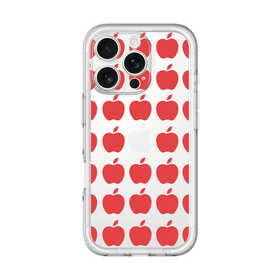 スリムプロテクションプレミアムケース［ Apple - Red ］