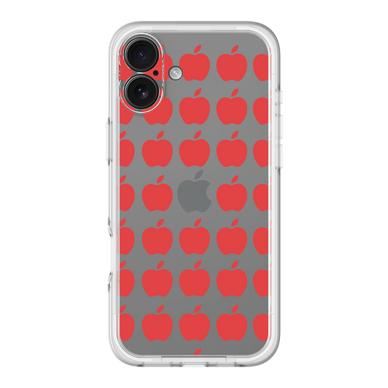 スリムプロテクションプレミアムケース［ Apple - Red ］