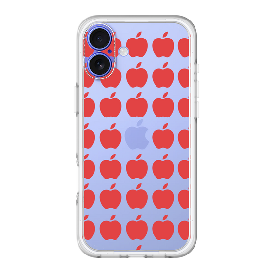 スリムプロテクションプレミアムケース［ Apple - Red ］