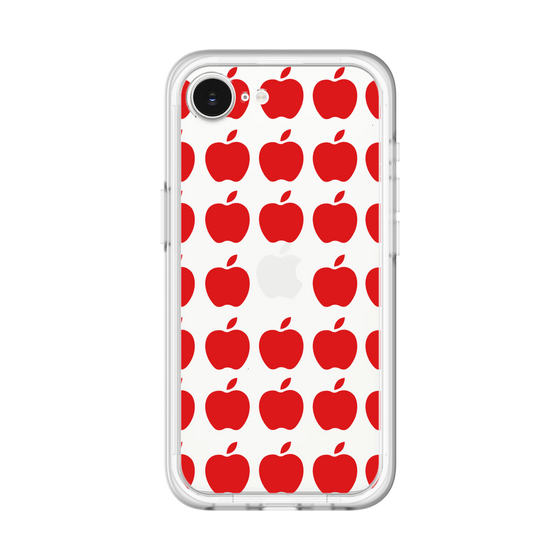 スリムプロテクションプレミアムケース［ Apple - Red ］
