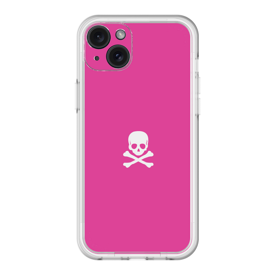 スリムプロテクションプレミアムケース［ スカル - Pink ］