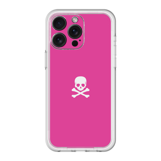 スリムプロテクションプレミアムケース［ スカル - Pink ］