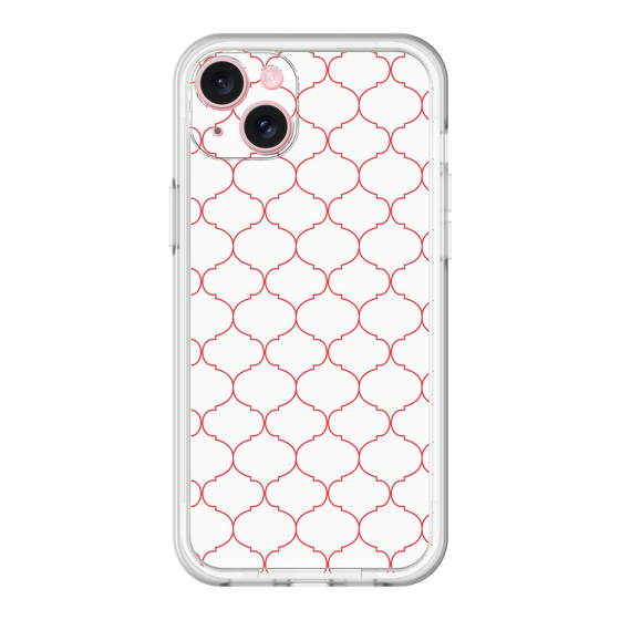 スリムプロテクションプレミアムケース［ Moroccan1 -Red ］