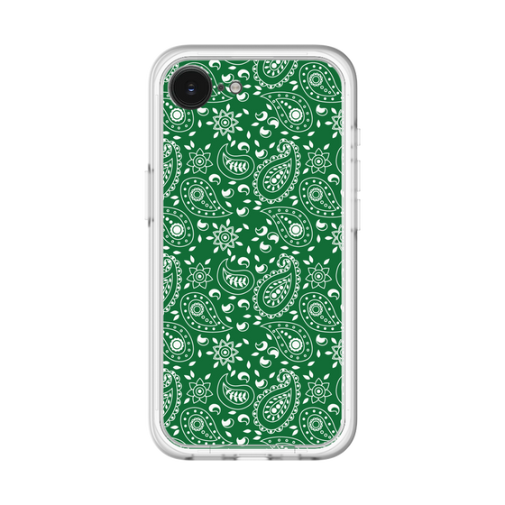 スリムプロテクションプレミアムケース［ ペイズリー - Green ］