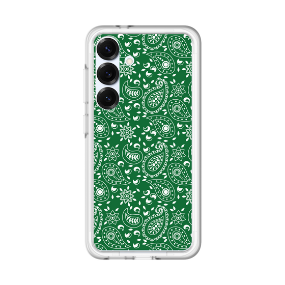 スリムプロテクションプレミアムケース［ ペイズリー - Green ］